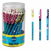 Pix gel cu radiera CAT albastru 0,5mm