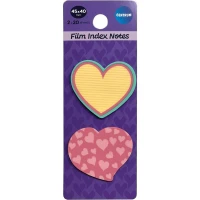 Semn de carte autoadeziv "Hearts" 45x40mm