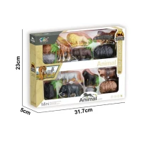 Set animale din cauciuc 8buc