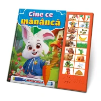 Carte cu sunete. Cine ce mănâncă