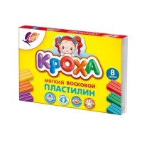 Plastilină 8 cul. Croha Luci