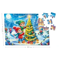 Puzzle 63ps. Colind de iarnă