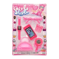 Set frumusețe set 5 piese + telefon (blister)