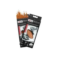 Creione simple pu desen tehnic PROF set 12buc Fatih