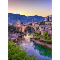 Mozaica cu Diamante 50x65 cm "Podul din Mostar"