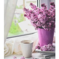 Mozaica cu Diamante 40x50 cm "Dimineață parfumată”