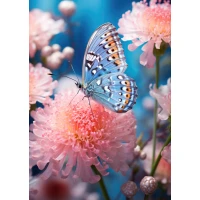 Mozaica cu Diamante 30x40 cm "Fluturaș"