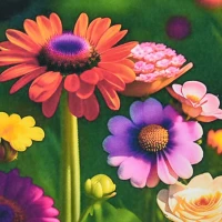 Mozaica cu Diamante 30x30 cm "Paleta coloristică"