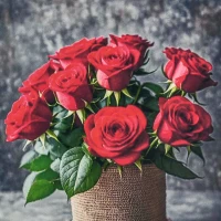 Mozaica cu Diamante 30x30 cm "Magia florilor de trandafiri"