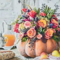 Mozaica cu Diamante 30x30 cm "Compoziție de toamnă"