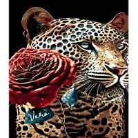 Tablou pe numere 30x40 cm "Ghepard romantic"