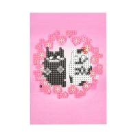 Mozaica cu Diamante 10x15 cm "Pisicile îndrăgostite"