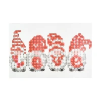 Mozaica cu Diamante 10x15 cm "Gnomii indragostiti"