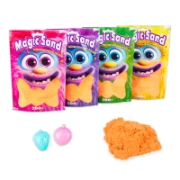 Nisip cinetic Magic sand portocaliu, 0,200 kg