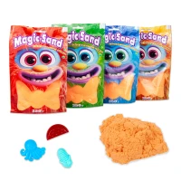 Nisip cinetic Magic sand portocaliu, 0,350 kg