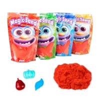 Nisip cinetic Magic sand rosu, 0,350 kg