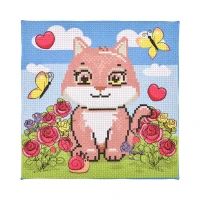 Broderie 20x20 cm "Pisoi"