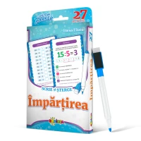 27 de cartonașe. Scrie și șterge. Împărtirea