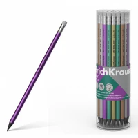 Creion simplu cu radiera Metallic HB