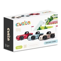 Set jucarii din lemn "Masini de curse" (3 piese)