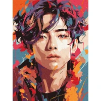 Tablouri pe numere Ideyka "Jocul culorilor" 30x40cm