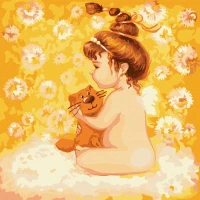 Tablouri pe numere Ideyka "Baby" 30x30 cm