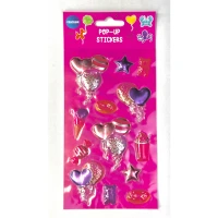 Abtibilduri decorative Pop-Up "PARTY" 170x95mm