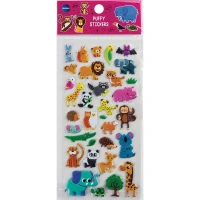 Abtibilduri decorative ZOO Puffy 190x100mm