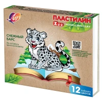 Plastilină Luci ZOO - 12 culori, 180g