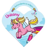 Autocolante cu sclipici. Unicorni