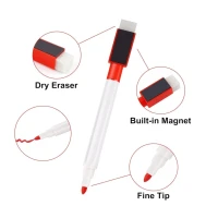 Marker rosu cu radiera BV-M08-R