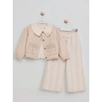 Set fete 3 piese (jachetă, cămașă, pantaloni)
