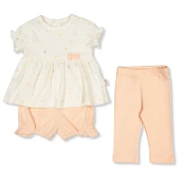 Organic set pijama Birds fete