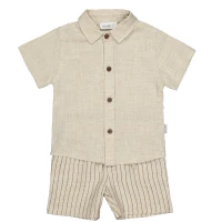 Costum bej de vara baieti