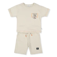 Compleu de vara sport baieti bej