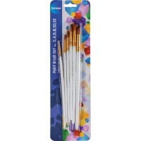 Pensula set 6 buc. Nr 2,4,6,8,10,12 (rotunde/nylon)