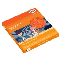 Plastilina 12 cul.(6 clasice +6 cu sclipici) 168gr.+cutit,"Soare oranj" / GAMMA