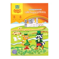 Hartie color dubla nuantata А4,8foi,8cul.in mapa / MULTI PULTI