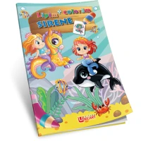 Lipim și colorăm  - Sirene