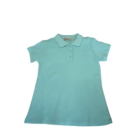 Tricou polo lime fete