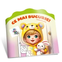 Citesc si colorez cu autocolante. Ce mai bucurie