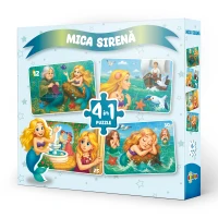 Puzzle 4in1, Mica Sirena